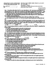 Đề thi khảo sát chất lượng Tháng 4 môn Sinh học Lớp 12 - Mã đề 132 - Năm học 2016-2017 - Trường THPT chuyên Lê Quý Đôn